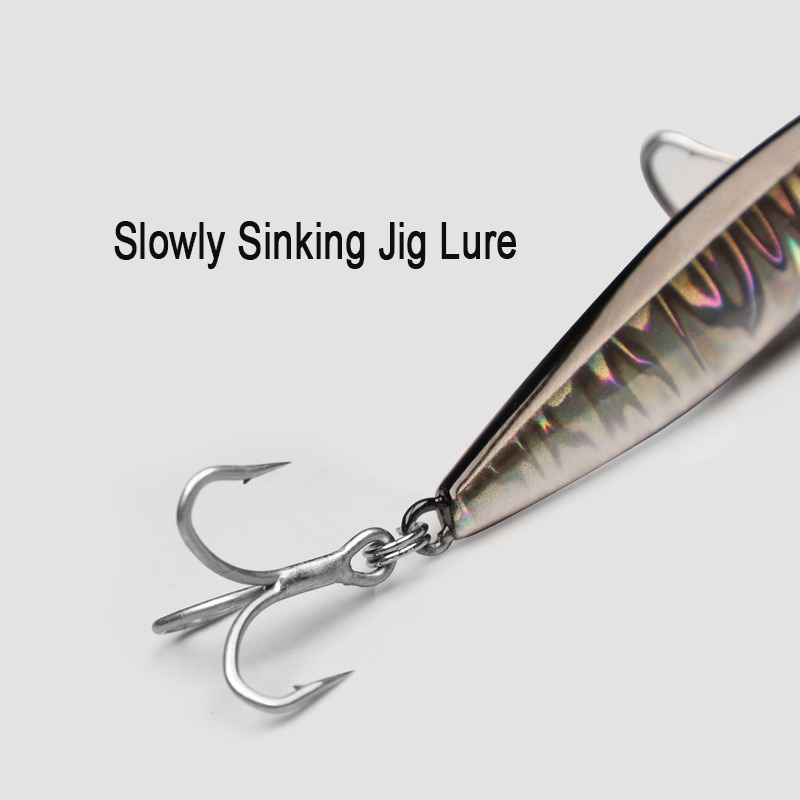 Jig Fishing Lures Metal Jiggin - Fishing Hook Treble ulasan dan harga