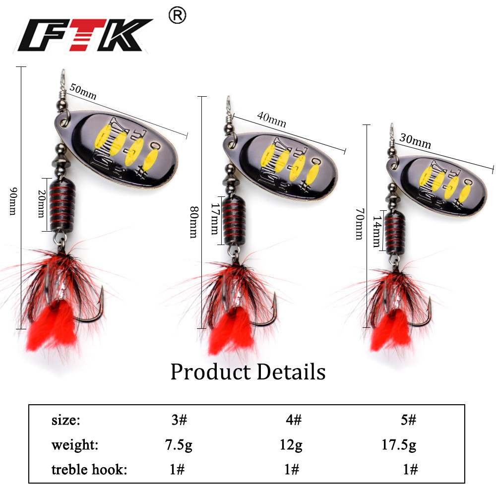 NGB 1pcs Spinner Bait Spoon Lu - Fishing Hook Treble ulasan dan harga